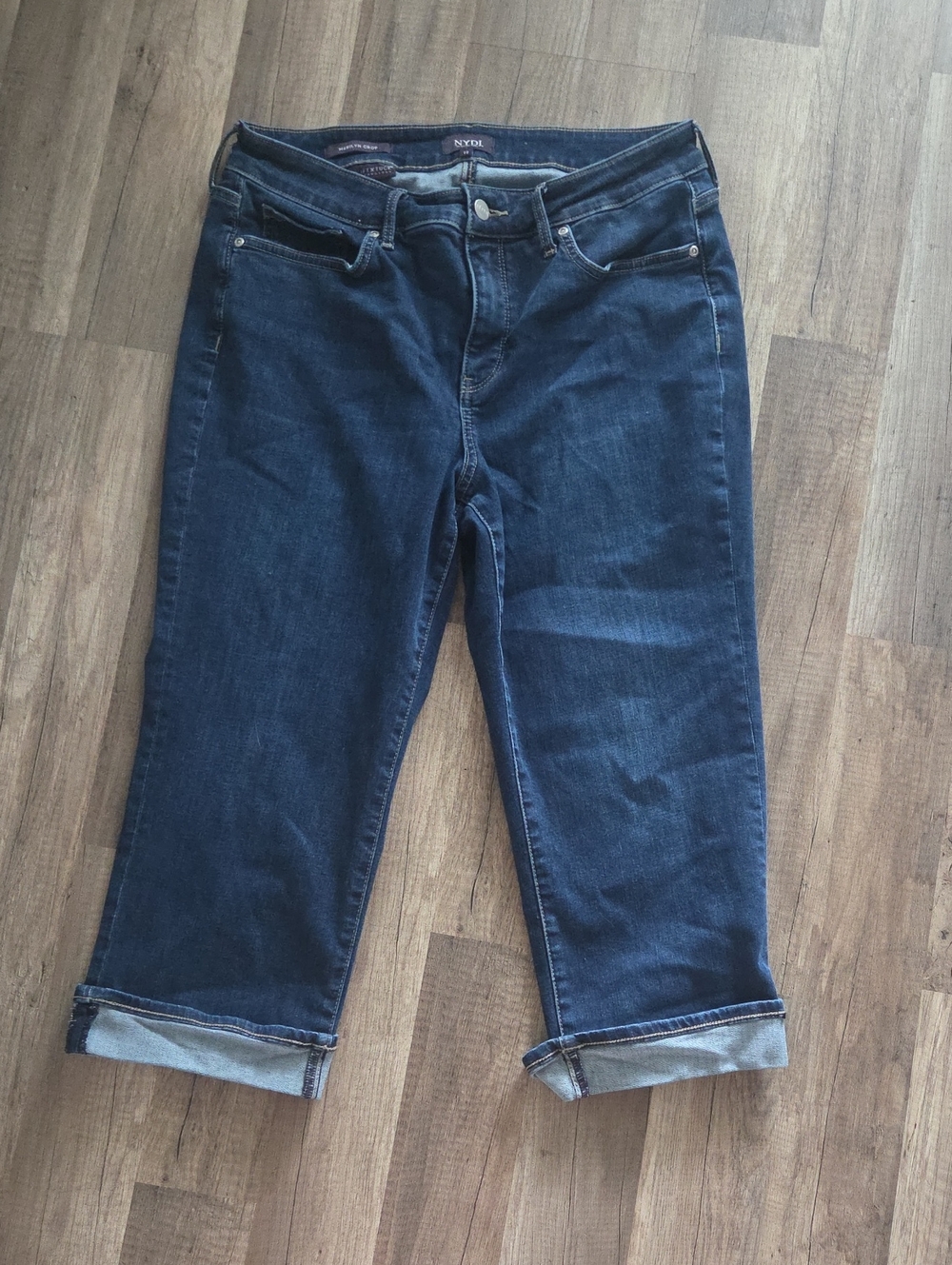 NYDJ Indigo Stretch Denim Capris